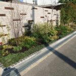 精華町植栽工事後