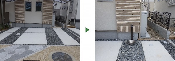 before after