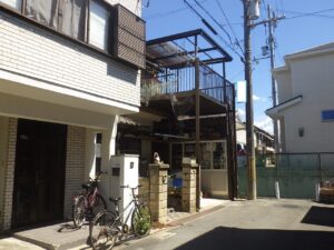 高さ7mの庭木伐採作業｜京都市伏見区作業後